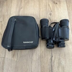 Vintage Excellent Condition Tasco Binoculars 7x35mm Zip Case 346ft 1000yds READ